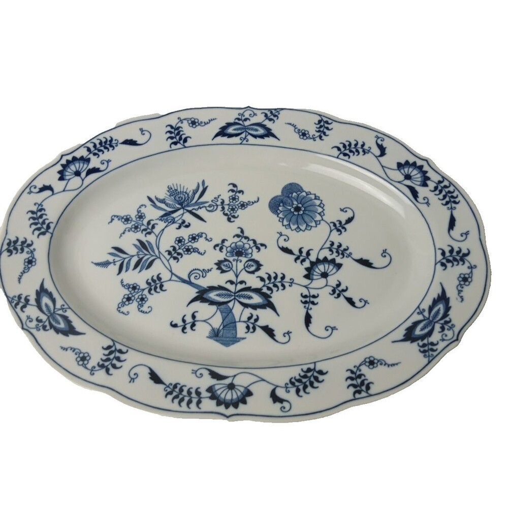 BLUE DANUBE 14'' OVAL PLATTER